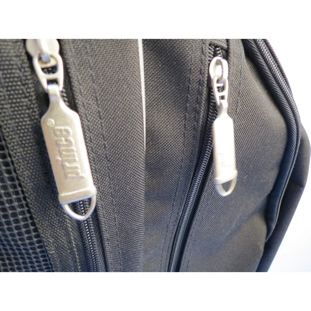 Prince Black Tennis Backpack Dual Zipper Sports Bag
